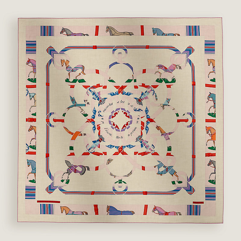 カレジェアン カシミアシルク 《エプロンドール&馬着》 - ピンク